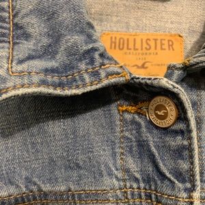 Hollister Denim Distressed Jacket